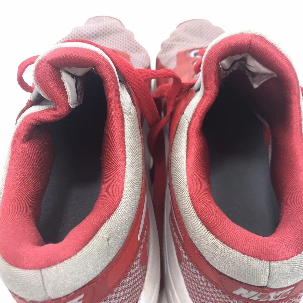 Nike Air Max Zero Essential Sneakers Red Grey Boys Size 4.5 Shoes